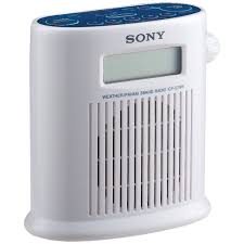 Sony Icfs79w Am Fm Weather Band Shower Radio Icf S79w Digital Tuner Digital Showers Radio