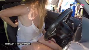 no panties and bra asking for directions to strangers on the street -  XNXX.COM