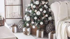 Christmas tree ideas for decorations. Idees Deco Pour Un Sapin De Noel En Bois Et Blanc My Blog Deco
