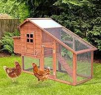 Pawhut Gallinero Corral de Madera para Exteriores Jaula para ...