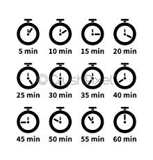 You can enter a personal message for the timer alarm if you want to. Set Of Clock Faces With Different Minutes Values Simple Black Stock Vector Crushpixel
