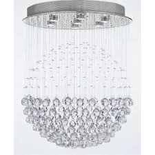 Shop Modern Contemporary Chandelier Rain Drop Chandeliers Lighting With Crystal Balls W24 H30 18 Overstock 31106842