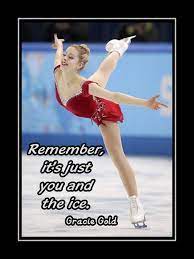 Skating Poster Gracie Gold Usa Figure Skating Champion Photo Quote Wall Art 5x7 Quot 11x14 Quot Re Figure Skating Quotes Figure Skating Figure Skating Funny