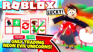 ♡don't forget eevee58466 i've ben waiting so lone to get a bat dragon bat dragon=pumkin evil uni=plasma. I Only Traded Neon Evil Unicorns In Adopt Me New Adopt Me Halloween 2019 Update Roblox Youtube