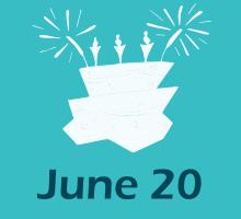 Your birthday is on june twentieth, 2021. June 20 Birthdays