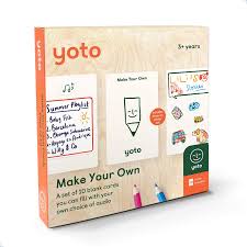 How to make a card? Buy Yoto Children Friendly Audio Card Make Your Own Cards 10 Blank Yoto Cards For Kids For Yoto Player And Yoto App Toy For Boys And Girls Age 3 8