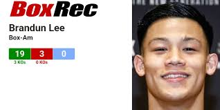 BoxRec: Brandun Lee