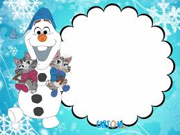 Cartoni Animati Template Per Gli Inviti Feste Di Compleanno Di Bambini O Per Creare Big Compleanni Di Bambini Feste Di Compleanno A Tema Party A Tema Frozen