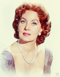 In loving memory of beautiful redhead Rhonda Fleming 🎁 born Marilyn Louis 