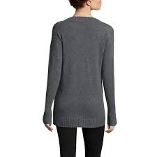 Cullen Cashmere Asymmetric Tunic Sweater
