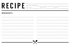 Simplify the complex with data types in excel. 42 Perfect Cookbook Templates Recipe Book Recipe Cards