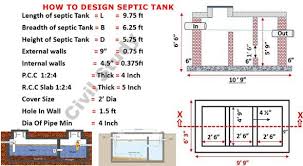 How To Design And Construct A Septic Tank Septic Tank Design Septic Tank Civil Engineering Design