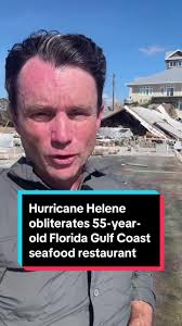 Roy’s Restaurant has survived hurricanes before, but when Helene pummeled  through Steinhatchee, Florida, as a Category 4 — the most powerful to ever  hit the region — the 55-year-old seafood restaurant ...