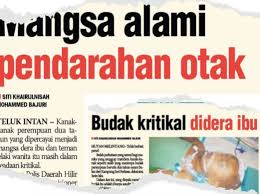 Pesawah didakwa di mahkamah sesyen kangar, hari ini, atas pertuduhan mendera bayi lelakinya yang berusia dua bulan 20 hari, 18 jun lalu. Tiap Hari Doa Abah Mati Cepat Realiti Gadis Jadi Mangsa Durjana Bapa Ibu Setia Dalam Kebodohan
