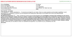 A cover letter is at least as important as a resume in helping you land an interview for the job you want. Customer Service Representative Cover Letter