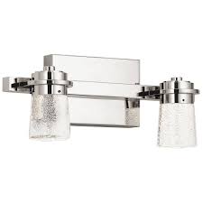 Clean, chromed lines flowing into cool bubble art glass shades. Vada Bathroom Vanity Light By Elan Ela 85069pn