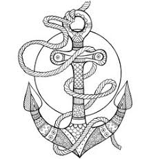 Aquarius anchor urban threads unique and awesome embroidery. Anchor Coloring Book Vector Images Over 230