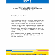 Cara buat pembelian tiket dengan diskaun. Ktm Berhad Notis Pembukaan Jualan Tiket Ktm Facebook