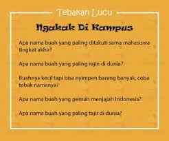 Tebak Tebakan Lucu Bikin Ketawa Ngakak Di Kampus Yedepe Com Cerita Lucu Lucu Perasaan