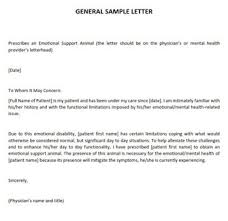 Read on to find out how to get an your therapist must be able to certify that you qualify for an emotional support animal. Authentic Emotional Support Animal Letter Samples Esa Letter