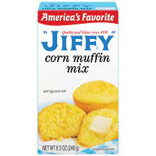 They are known for their products being packaged in a recognizable, small box with the brand's logo in blue. 1 Box Jiffy Corn Muffin Mix 8 5 Oz Walmart Com Walmart Com