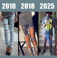 The Ripped Jeans Fad Is Out Of Control Funny Picture Jokes Funny Fashion Really Funny Memes