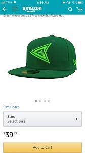 Pin By Potato Bear On I Want Fitted Hats Green Arrow Logo New Era Fitted