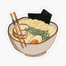 Sausage and mustard is a classic combination and when you. Ramen Bowl Stickers Redbubble