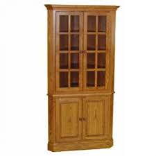 Corner dining room cabinet beautiful hutch neu crockery. Amish Heritage Colonial Corner Cupboard With Flat Top Doors 34 Inch