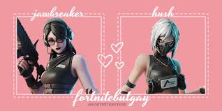 We did not find results for: Gaynite On Twitter Jawbreaker And Hush From Fortnite Are Dating