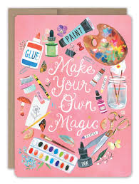 Free customization on custom greeting cards! Birthday Card Make Your Own Magic Gifted Boutique And Wrappery