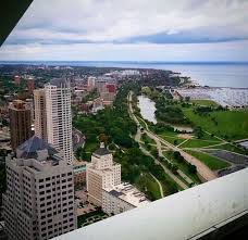 View Of Milwaukee S Lower East Side From The Top Of The Us Bank Building Milwaukee Wisconsin Milwaukee Lower East Side