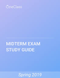 Psych 140 Study Guide Spring 2019 Comprehensive Final Exam Notes Un Oneclass Study Guide Exam Exam Study