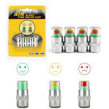 4x Tpms Car Truck Tire Pressure Gauge Indicator Alert Monitor Valve Cap Sensor Buy At A Low Prices On Joom E Commerce Platform