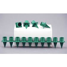 Green Plastic Taper Candle Holder Crafts Flower Arrangements Cappel S
