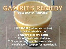 Gastritis Remedy Juice Recipe Juicing Recipes Gastritis Diet Healthy Juices