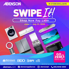 See more of gadgets and appliances for installment (no credit card required) on facebook. Abenson Swipe For Your Dream Appliances And Gadgets And Facebook
