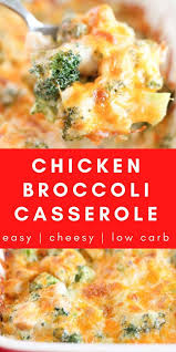 Chicken Broccoli Casserole Easy Creamy Cheesy And Low Carb In 2020 Chicken Casserole Recipes Broccoli Chicken Casserole Recipes Healthy Chicken Broccoli Bake