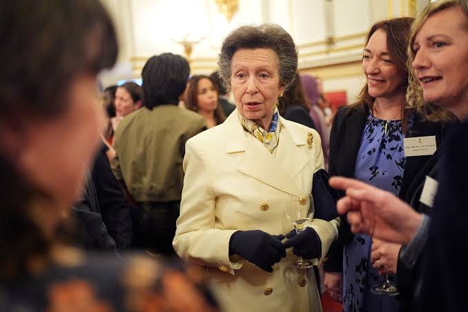 Princess Anne channels her wedding outfit during a special Buckingham Palace  reception with Queen Camilla and King Charles | Tatler