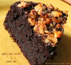 Eggless Dark Chocolate Walnut Cake Video Ruchik Randhap
