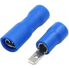 The eia/tia (electronic industry association/telecommunication industry association) has established standards of utp and rated six categories of wire (additional categories are emerging). Baomain Blue Female Male Insulated Spade Wire Connector Electrical Crimp Terminal 16 14 Awg 2 8 X 0 5mm 100 Pack