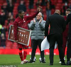 The midfielder's future has been a big talking point this season with his anfield cont… Liverpool Star Georginio Wijnaldum Admits He Fought Back Tears In Final Game For The Club T Gate