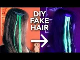 Place your set neatly on a towel and pat dry to remove any excess water rather than ringing them out. How To Make Fake Hair From Ribbons Youtube