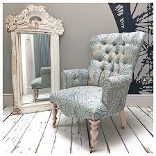 Sectional sofa with ottoman $899 picture 4: Tamsin Light Blue Peacock Armchair Napoleonrockefeller Vintage And Retro Furniture Bespoke Hand Crafted Chairs And Seating