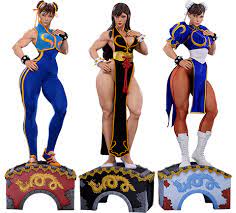 Well.different might be understating it a bit. Pop Culture Shock Chun Li Legacy Collectible Set Street Fighter Characters Chun Li Street Fighter Street Fighter