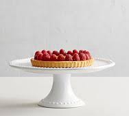 A white cake stand will always appear polished. White Cake Stand Pottery Barn