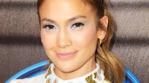 Jennifer Lopez Wears Retro Blue Eyeshadow, Super-Short Dress: Photos