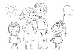 Partes de la celula para imprimir gratis. 13 367 Familia Para Colorear Imagenes Y Fotos 123rf