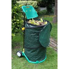Chariot pliable standers, charge garantie 150 kg. Chariot Poubelle De Jardin Ramasse Feuilles Pas Cher Pliable