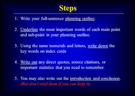 The key word outline involves taking a paragraph and going sentence by sentence to extract from it the words that make. Introduction To Persuasive Speaking Part 8 Key Word Outline John E Clayton Nanjung University Spring Ppt Download